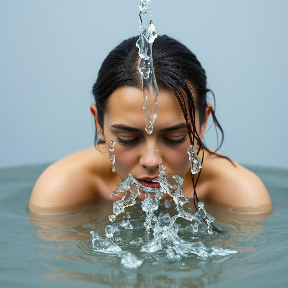 Dream : Cold water spilling on your head 