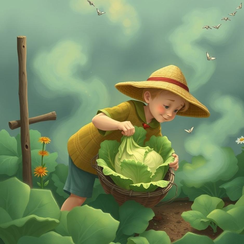 Dream : Collect cabbage from the garden in the dream