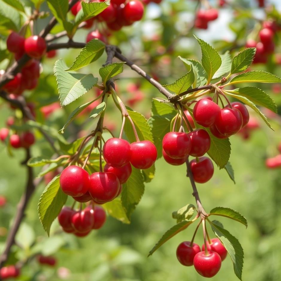 Dream : Collect cherry in the garden in the dream