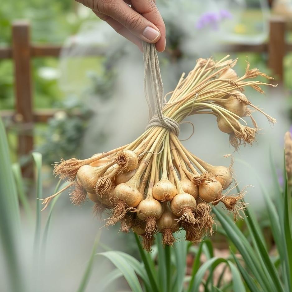 Dream : Collect dry onions from the garden in the dream