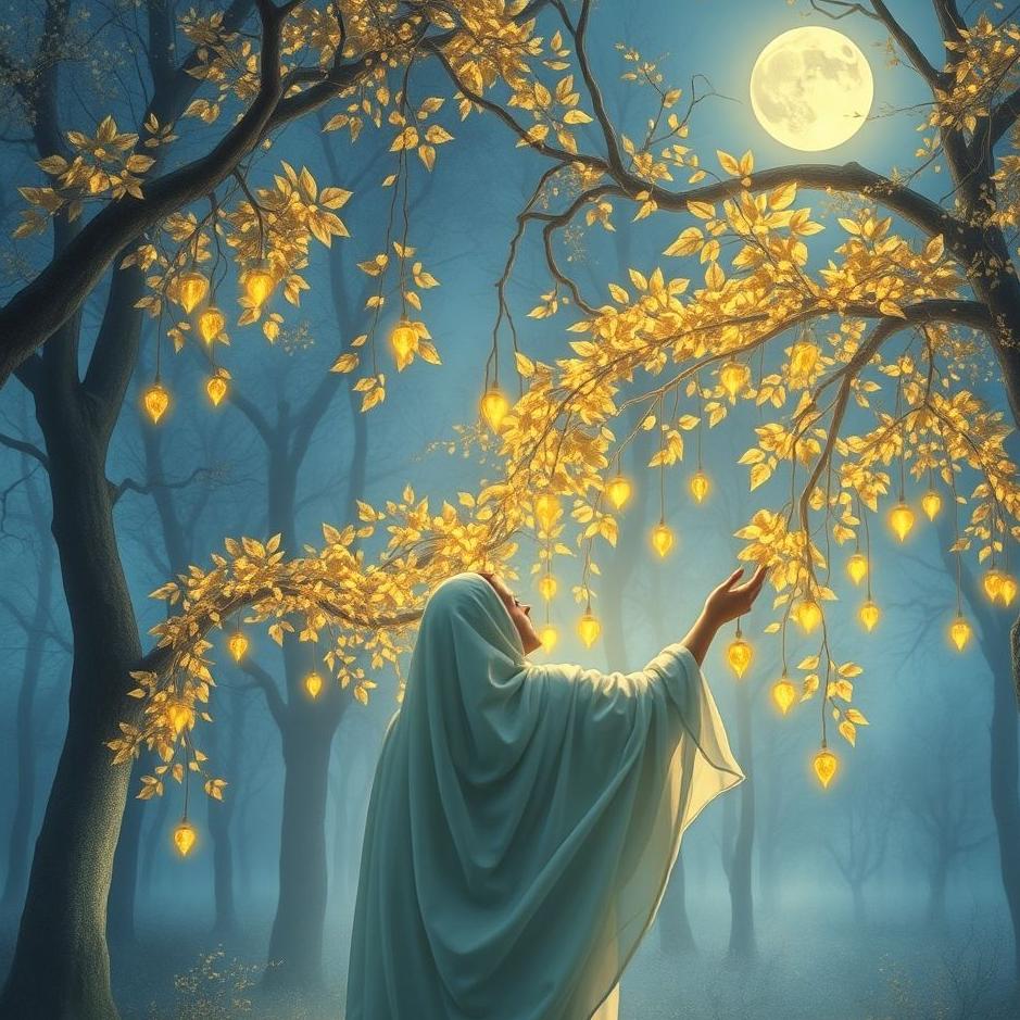 Dream : Collect gilded from the tree in the dream