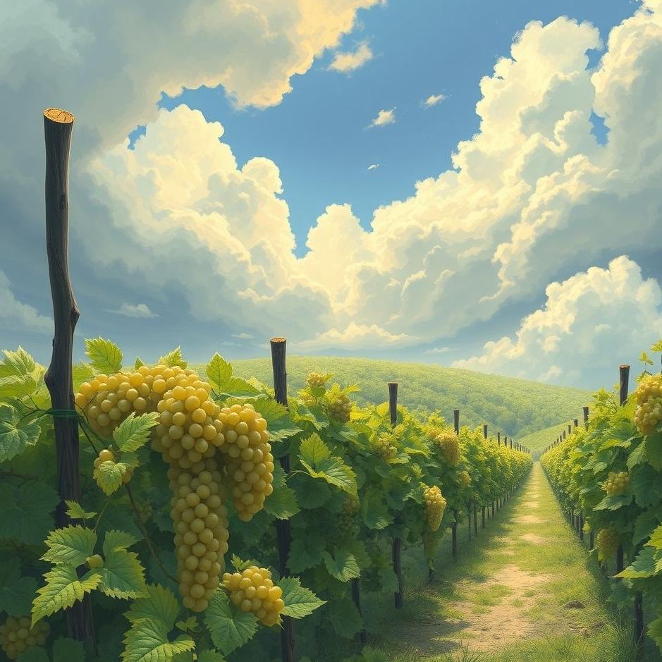 Dream : Collect grapes from the vineyard in the dream