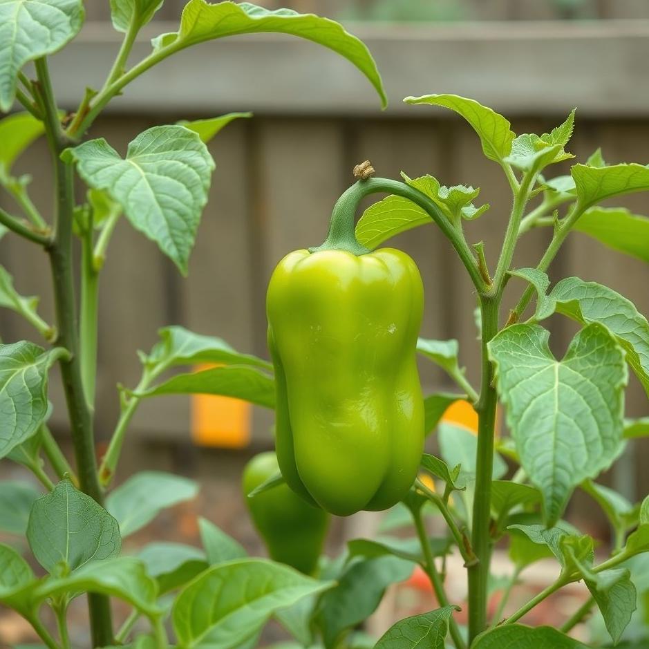 Dream : Collect green pepper in the garden in the dream