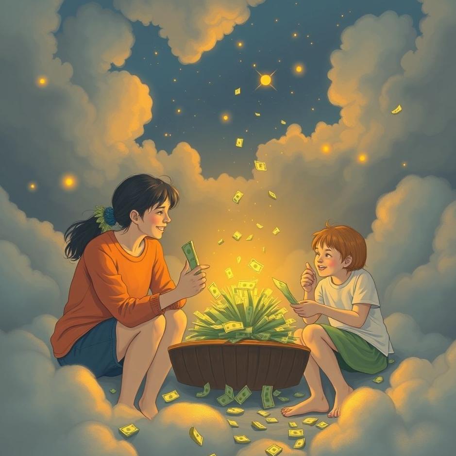 Dream : Collect money from friends in the dream