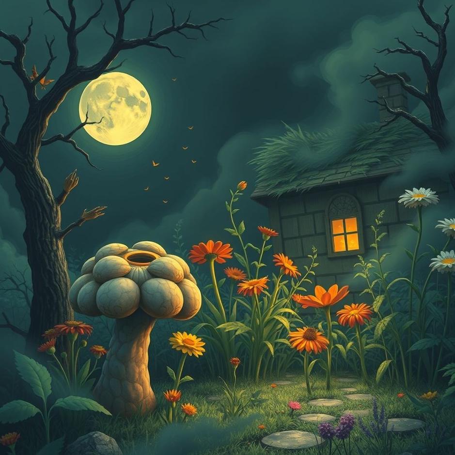 Dream : Collect the horrifying from the garden in the dream
