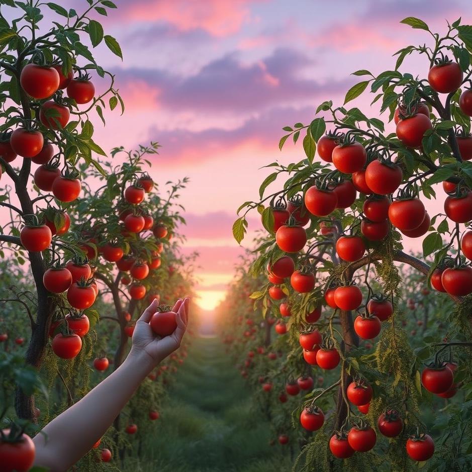 Dream : Collect tomatoes from the tree in the dream