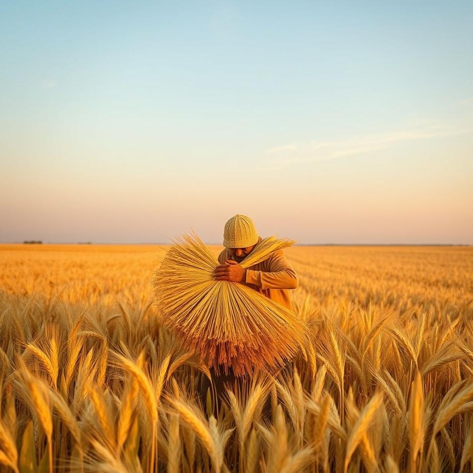 Dream : Collecting a deck of wheat 