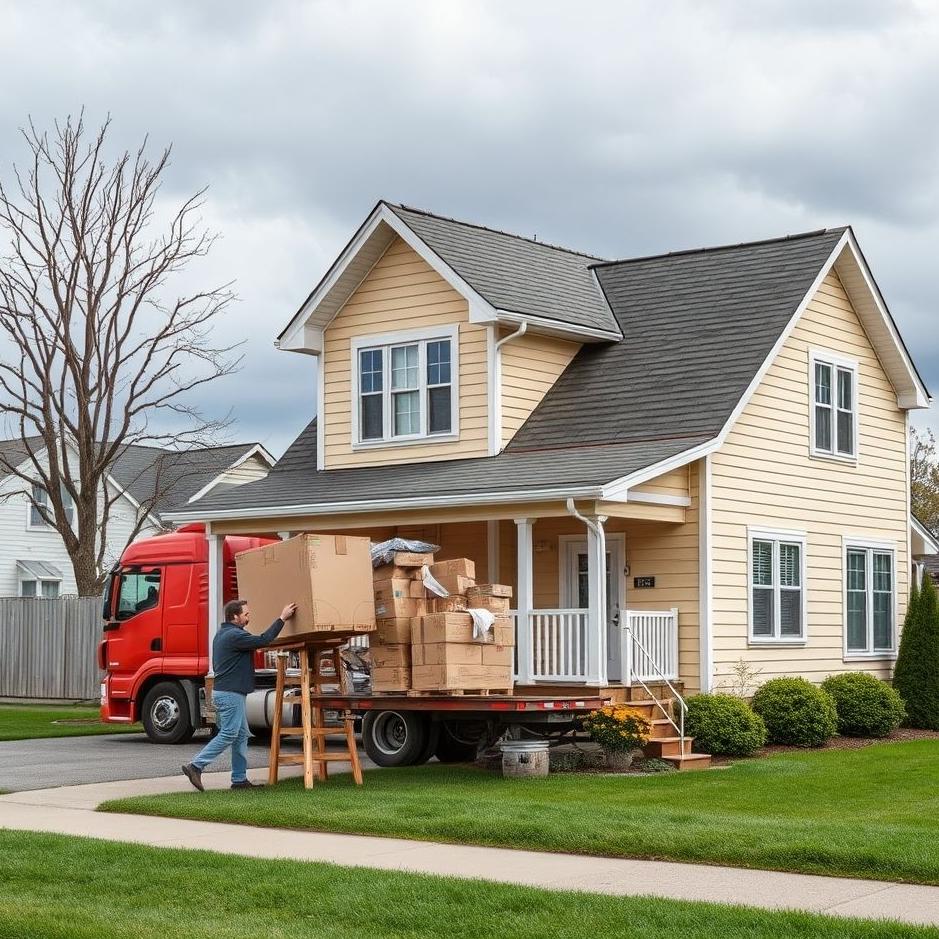 Dream : Collecting and moving a house