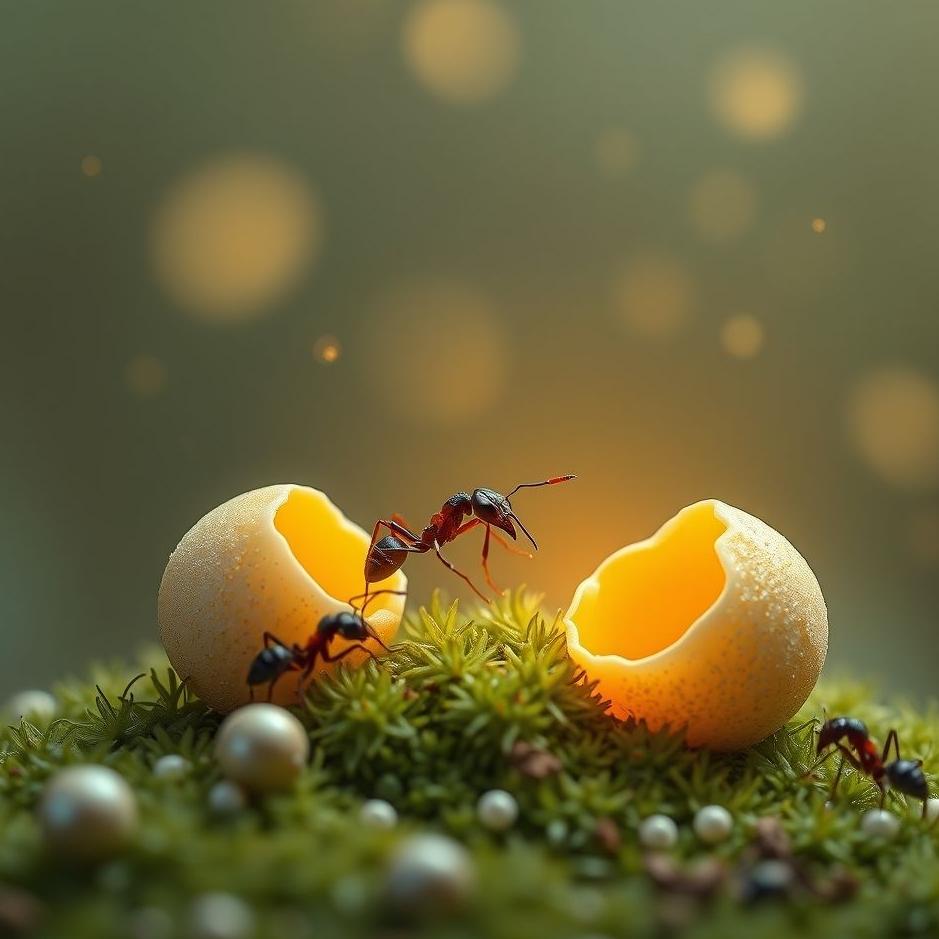 Dream : Collecting ant eggs in your dream