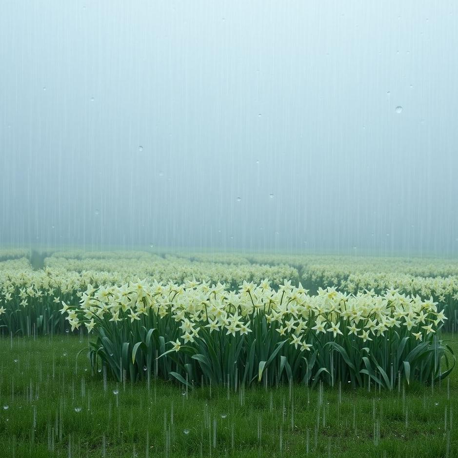 Dream : Collecting April rain in a dream