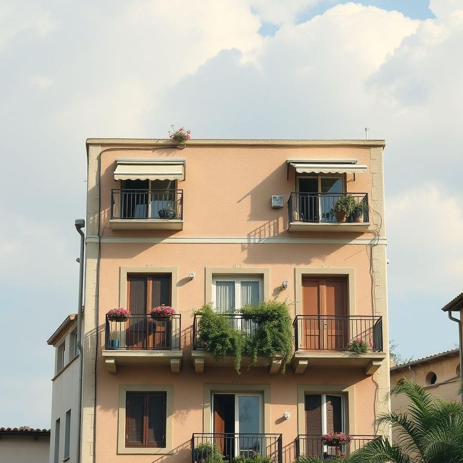 Dream : Collecting balconies in a dream