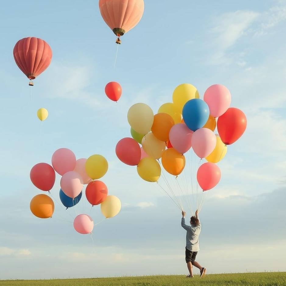 Dream : Collecting balloons in a dream