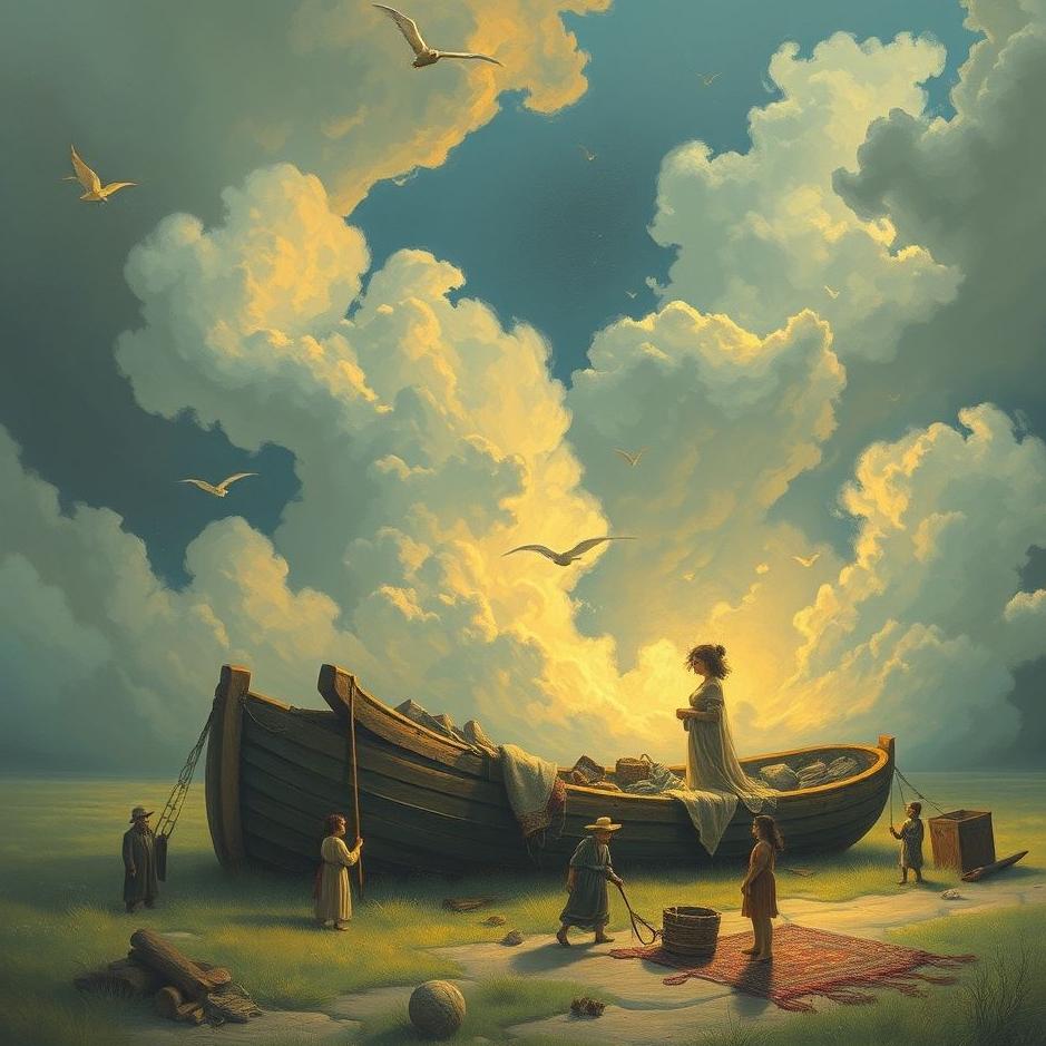 Dream : Collecting belongings in the dream