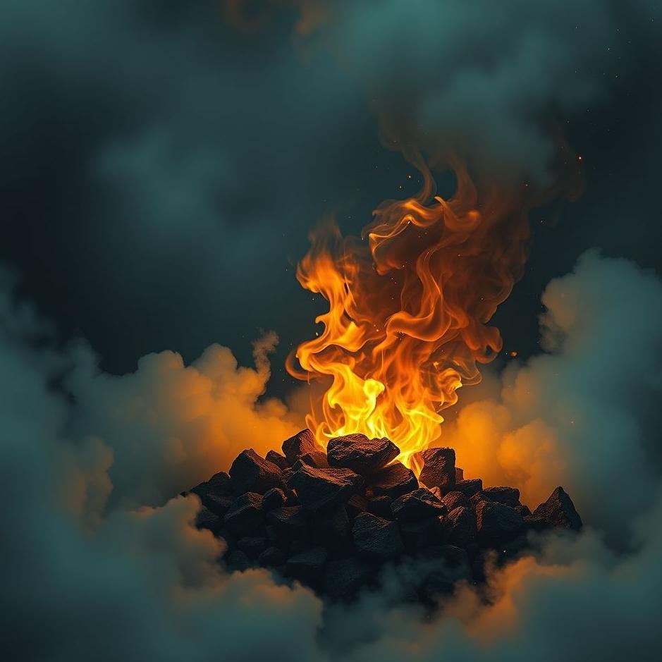 Dream : Collecting black coal in a dream