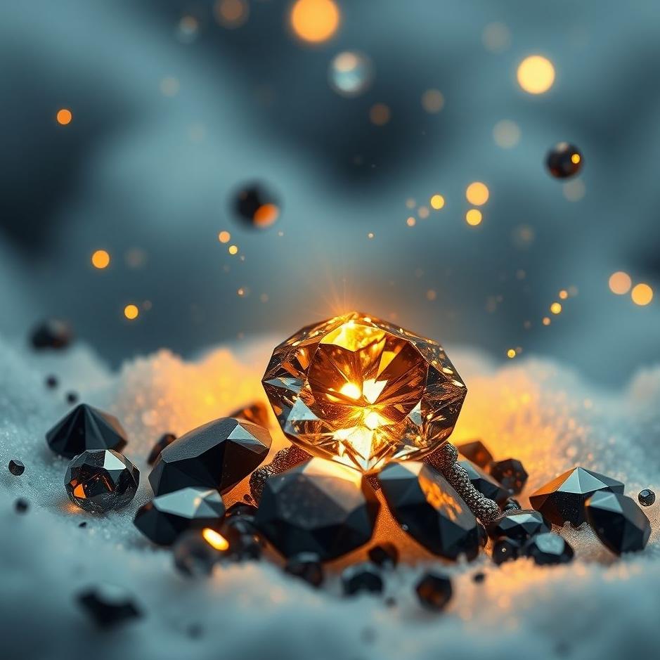 Dream : Collecting black diamonds in a dream