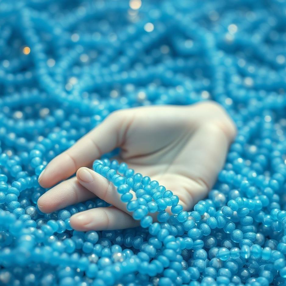 Dream : Collecting blue beads in a dream