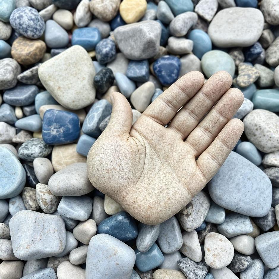 Dream : Collecting blue stones