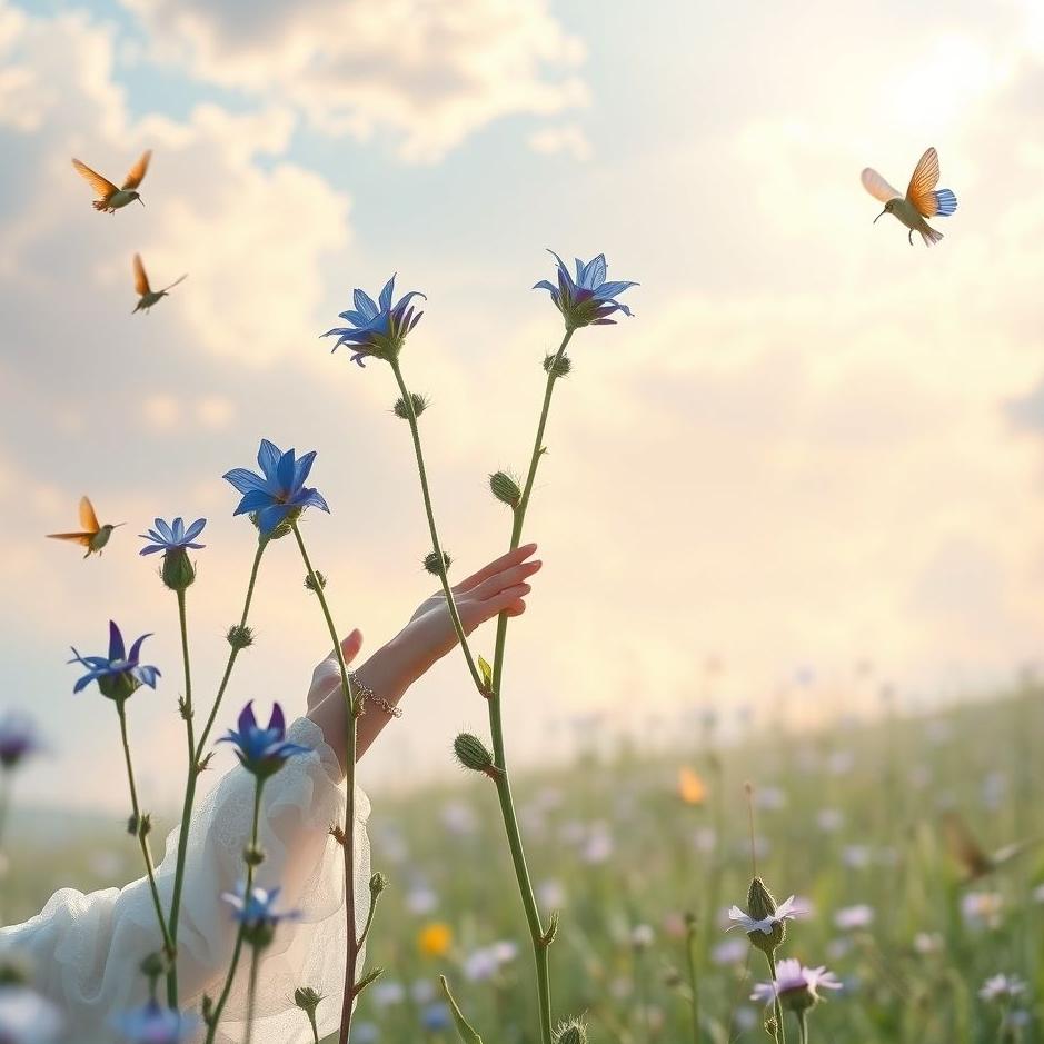 Dream : Collecting borage in a dream