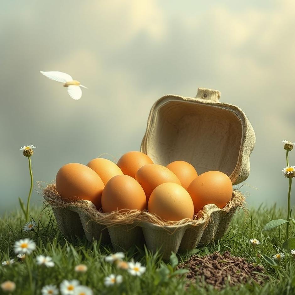 Dream : Collecting brown eggs in a dream