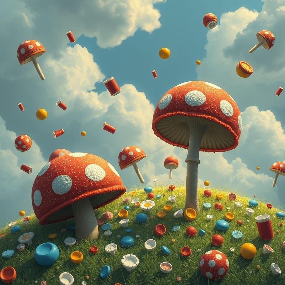 Dream : Collecting caps in a dream