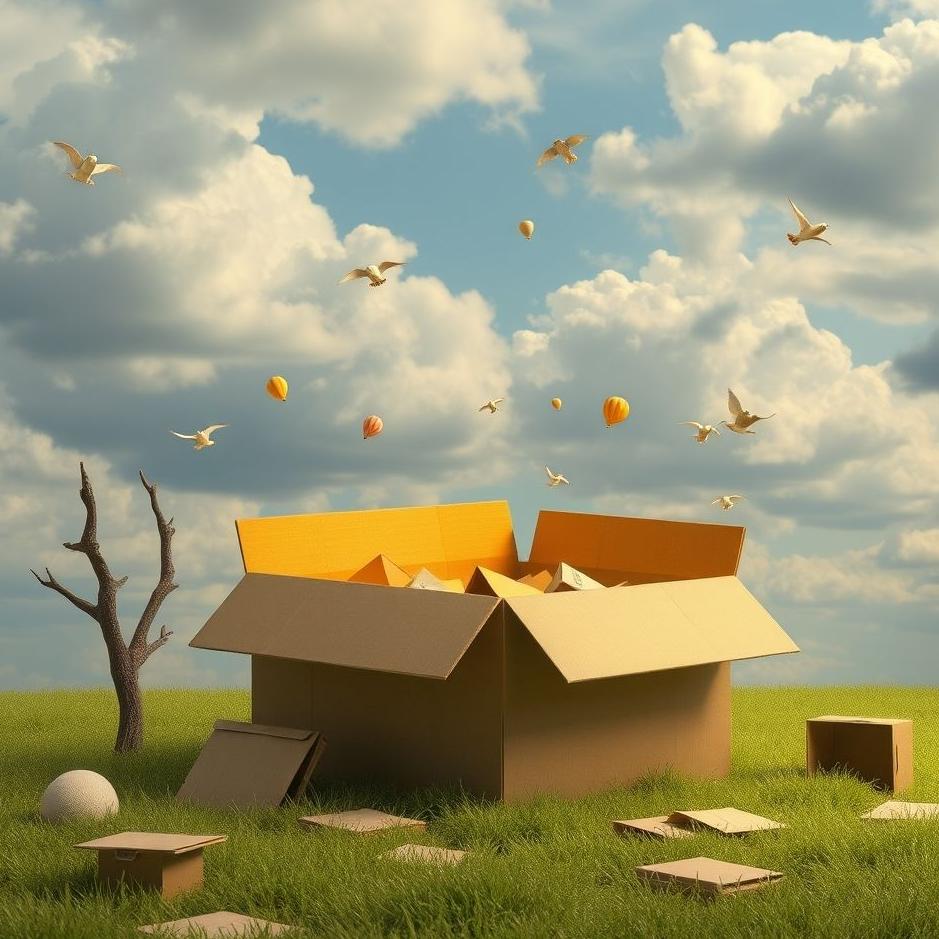 Dream : Collecting cardboard in a dream