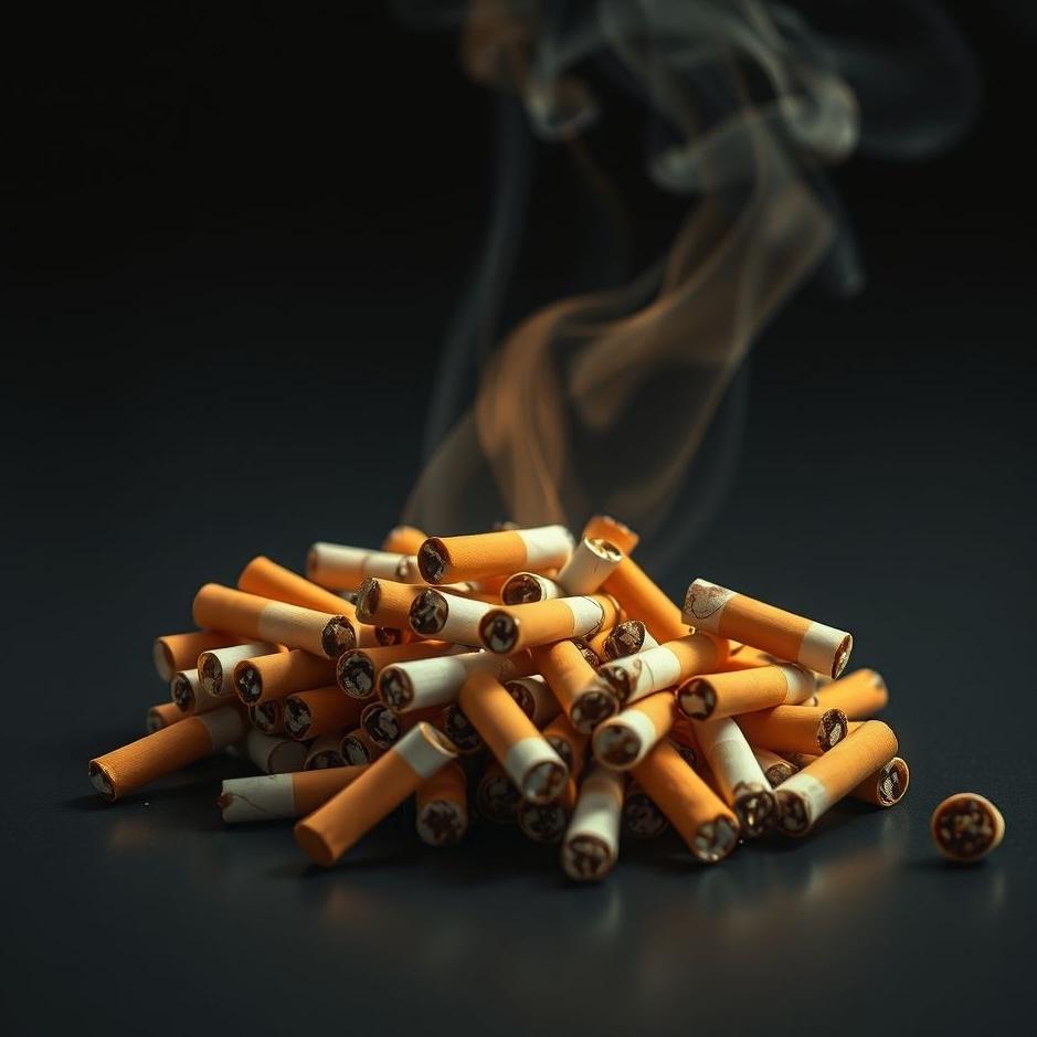 Dream : Collecting cigarette butts in a dream