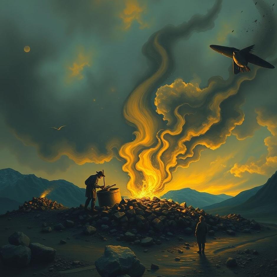 Dream : Collecting coal in a dream