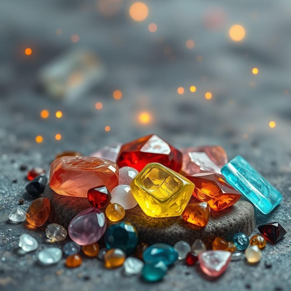 Dream : Collecting colored stones in a dream
