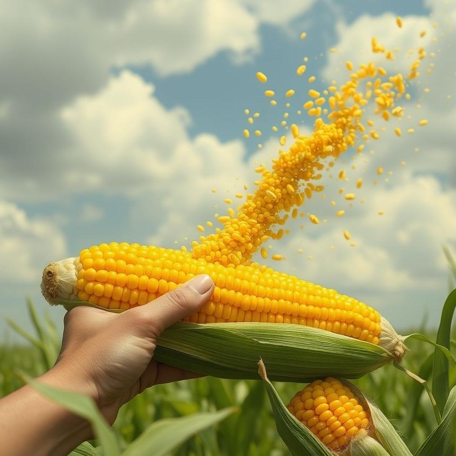 Dream : Collecting corn kernels in your dream