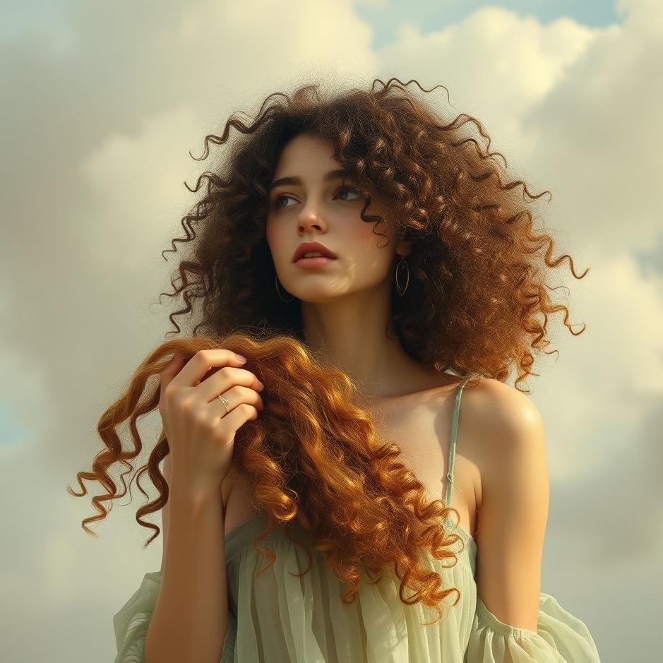 Dream : Collecting curly hair in a dream