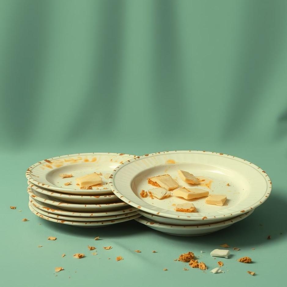 Dream : Collecting dirty plates in a dream