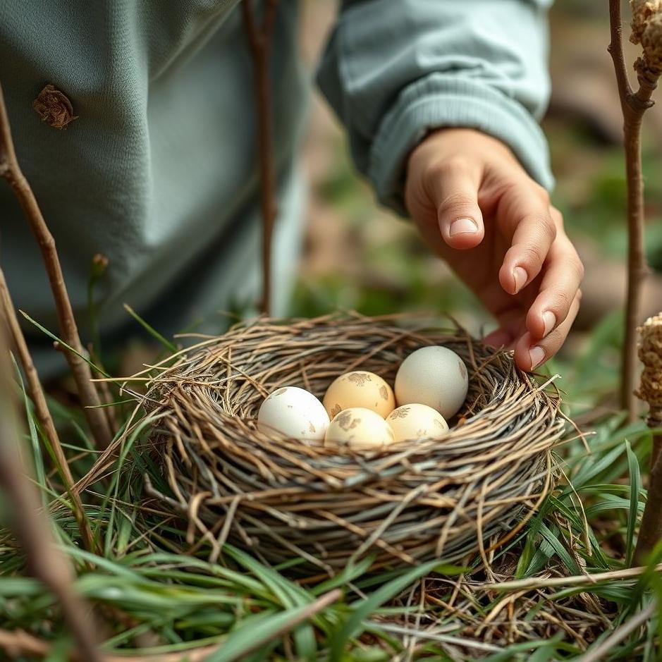 Dream : Collecting eggs from a nest