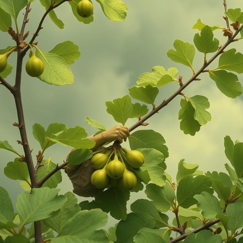 Dream : Collecting fig leaves in a dream