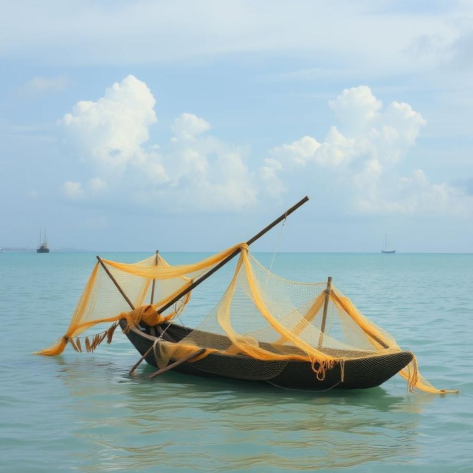 Dream : Collecting fishing nets in a dream