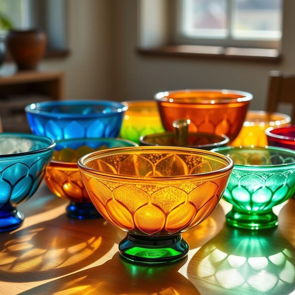 Dream : Collecting glass bowls 