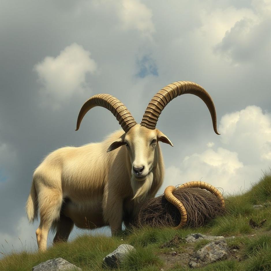 Dream : Collecting goat horns in a dream