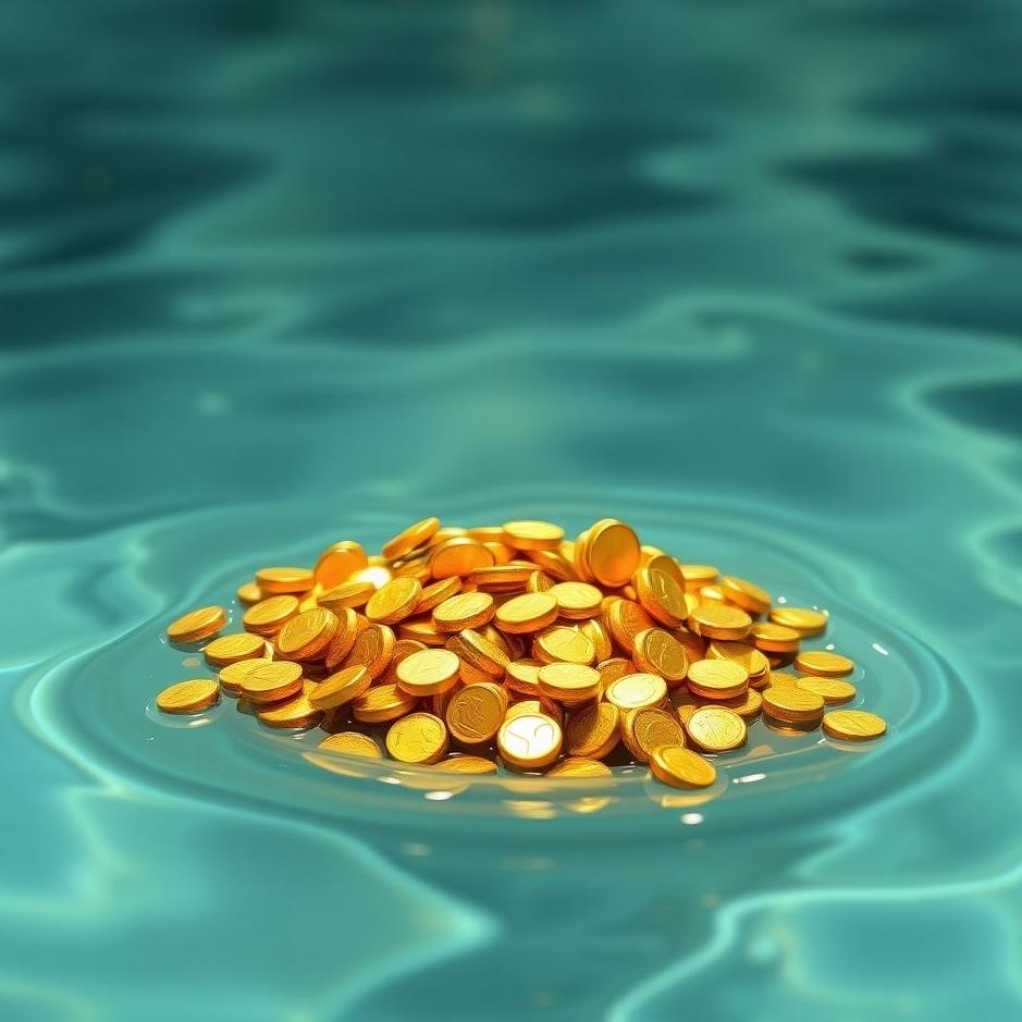 Dream : Collecting gold from a pool