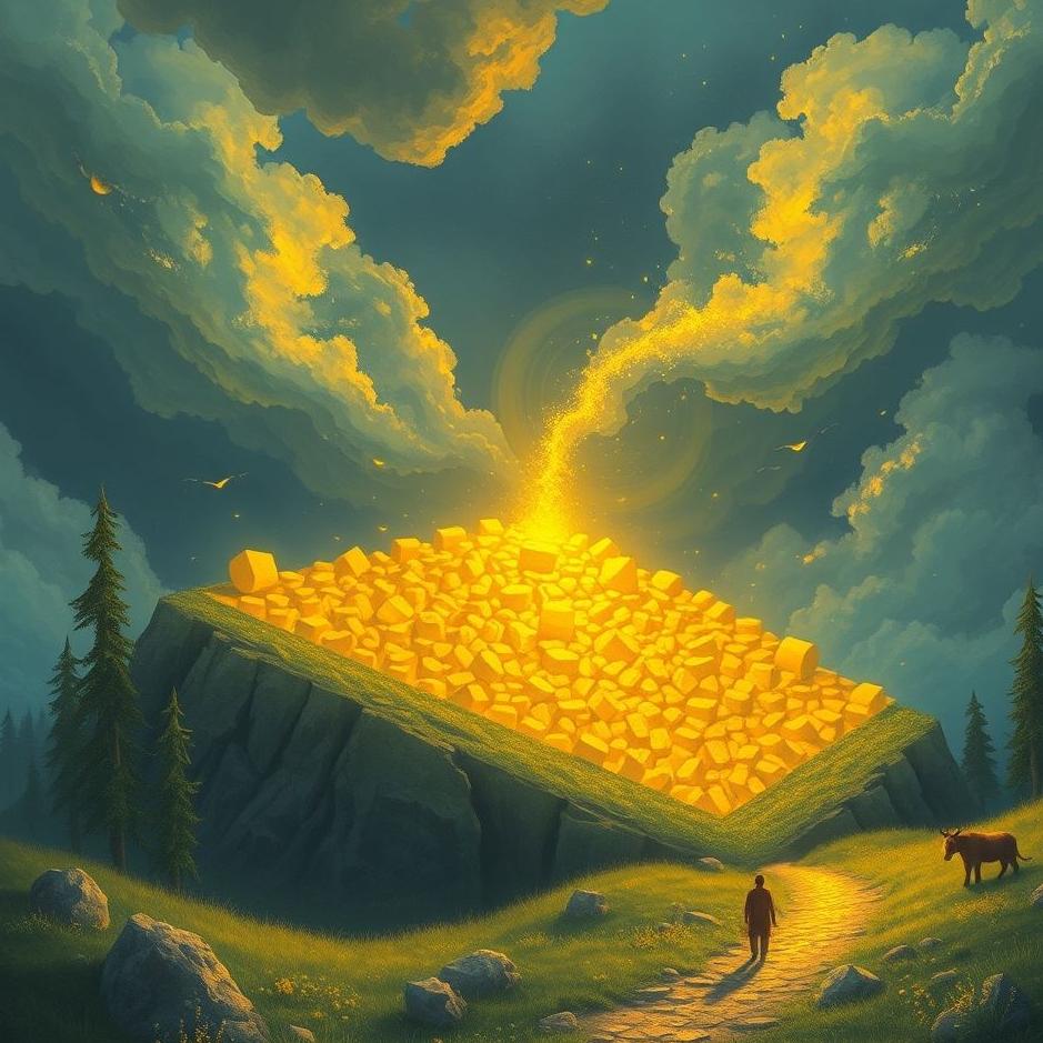 Dream : Collecting gold mine in the dream