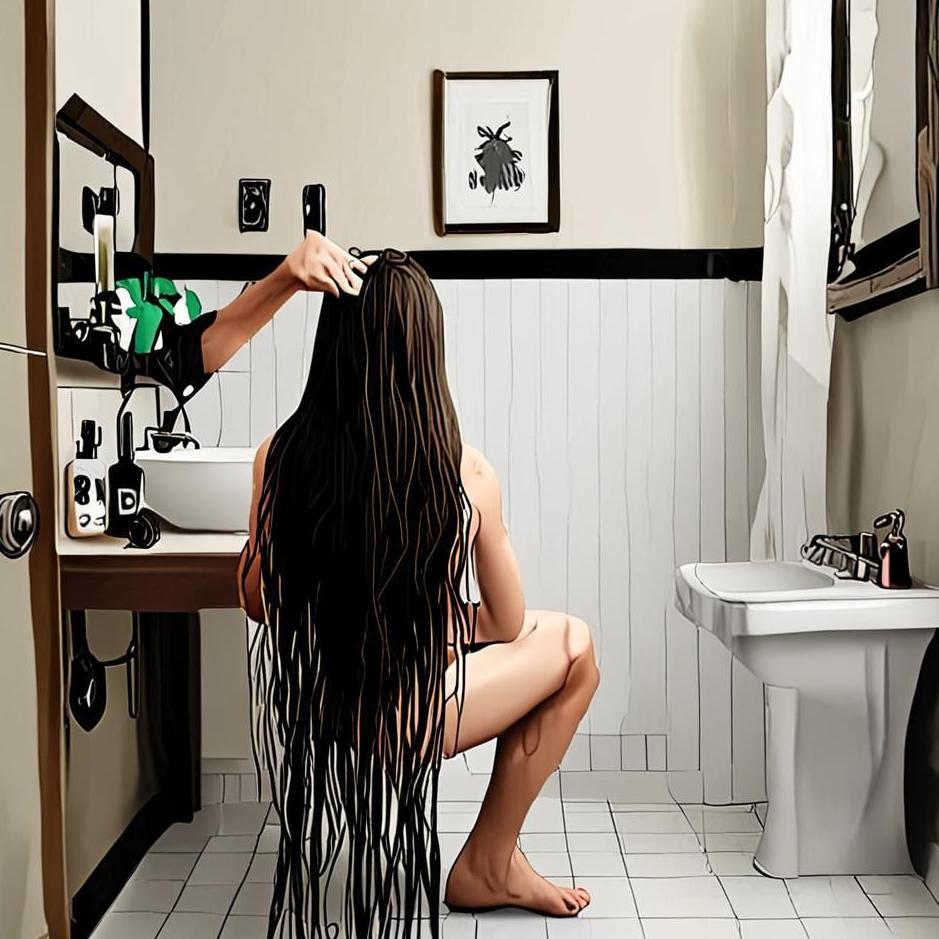 Dream : Collecting hair in the bathroom 