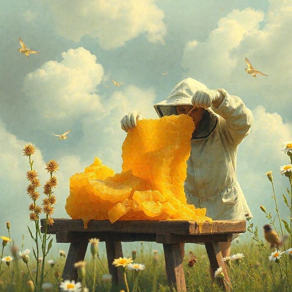 Dream : Collecting honeycomb in a dream