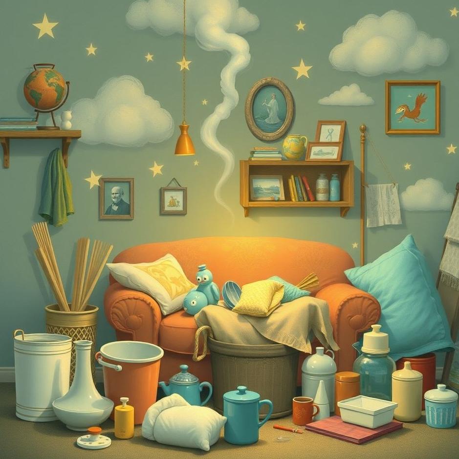 Dream : Collecting household items in a dream
