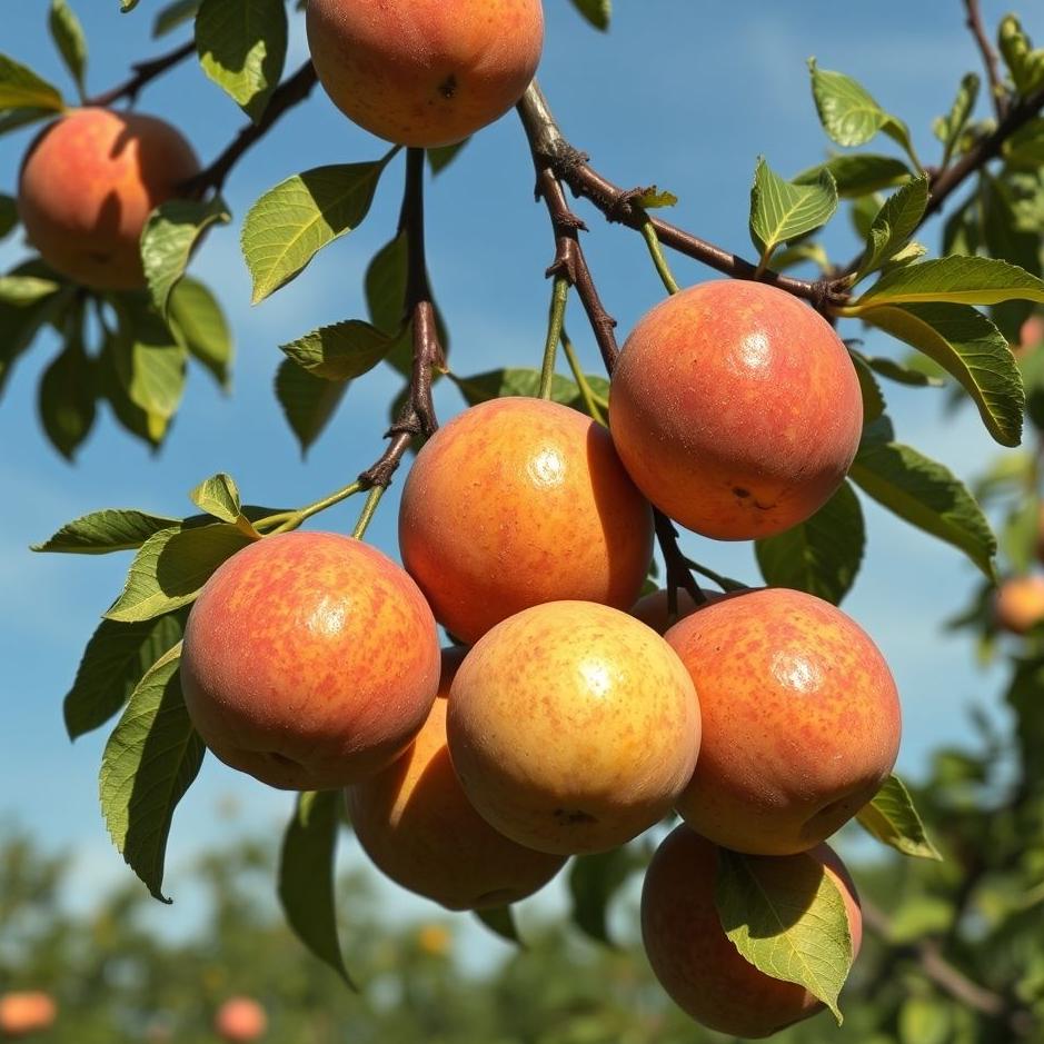 Dream : Collecting huge plums in a dream