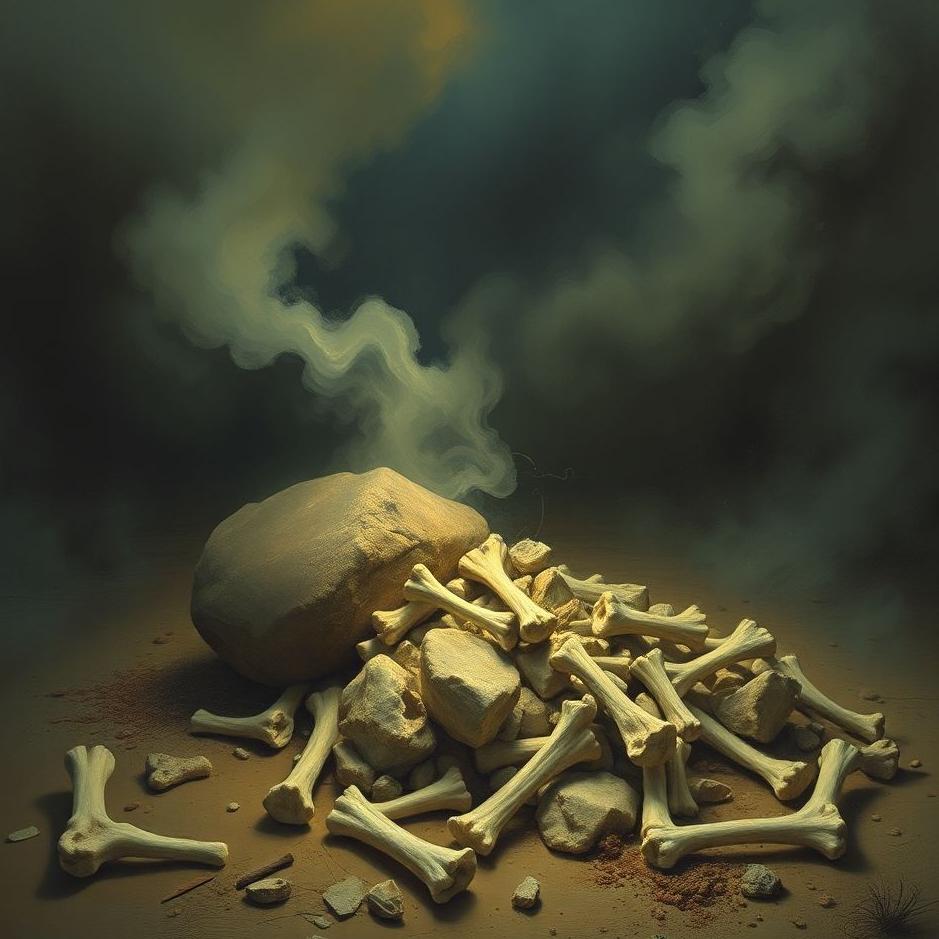 Dream : Collecting human bones in a dream