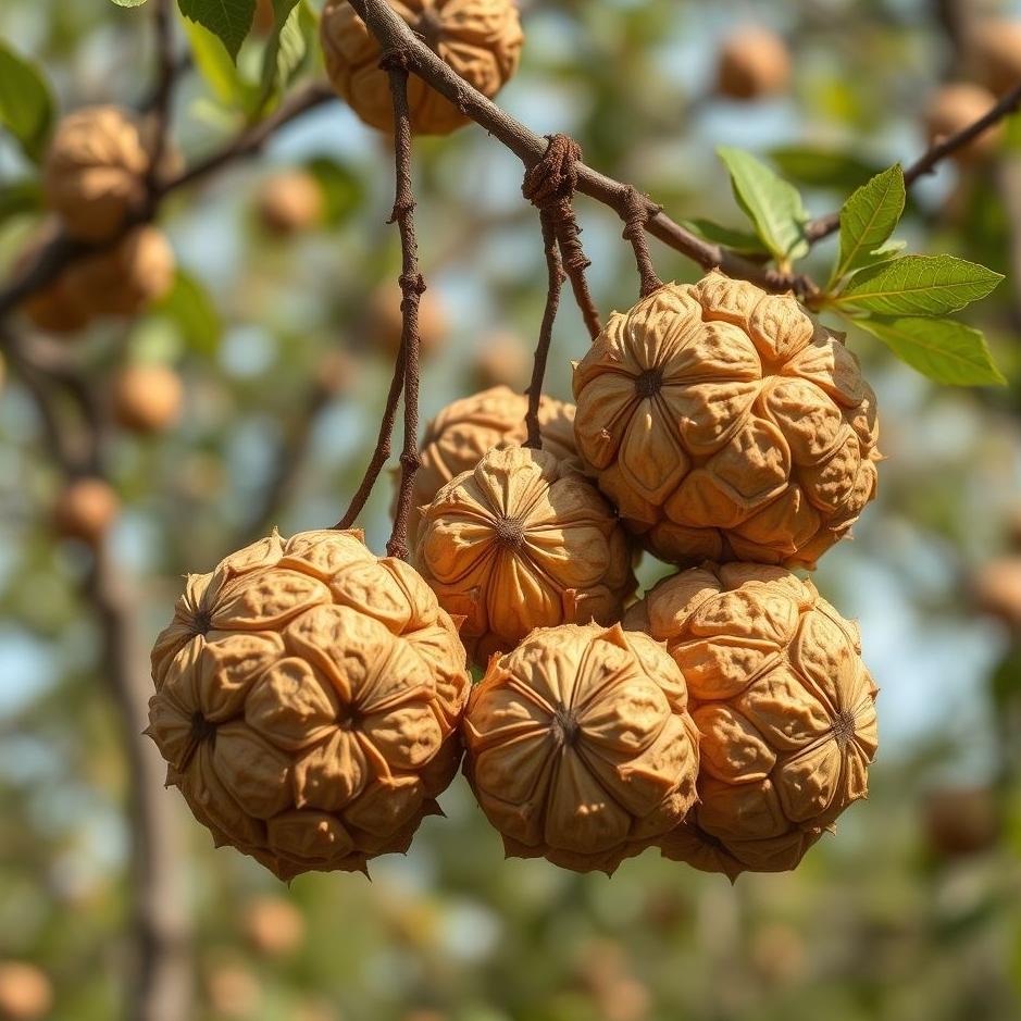Dream : Collecting large walnuts in a dream