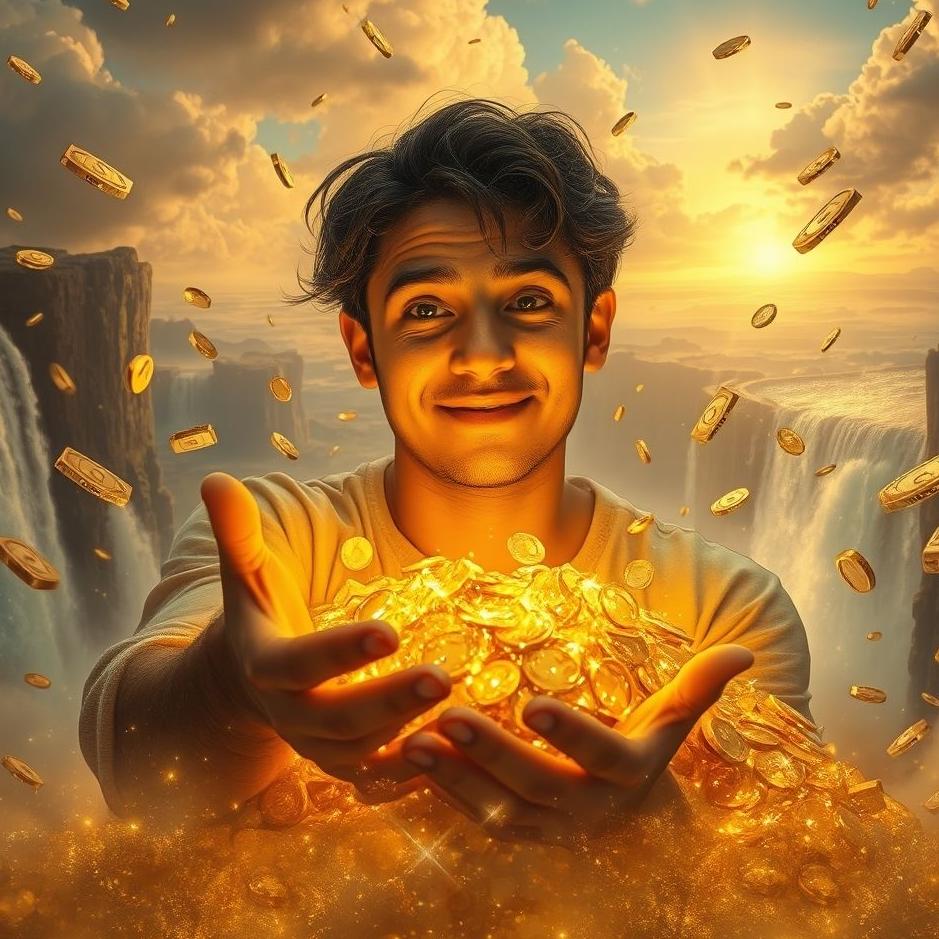 Dream : Collecting money and gold in a dream