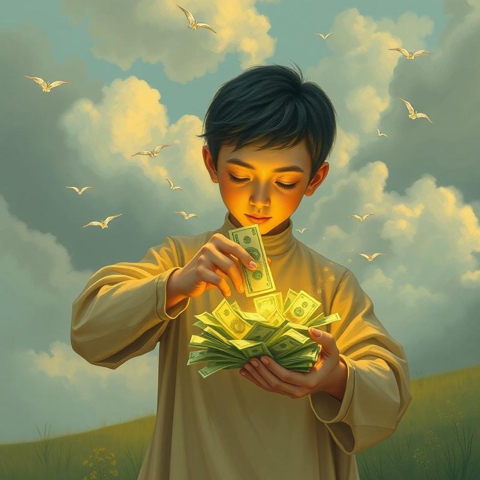 Dream : Collecting money for good in a dream