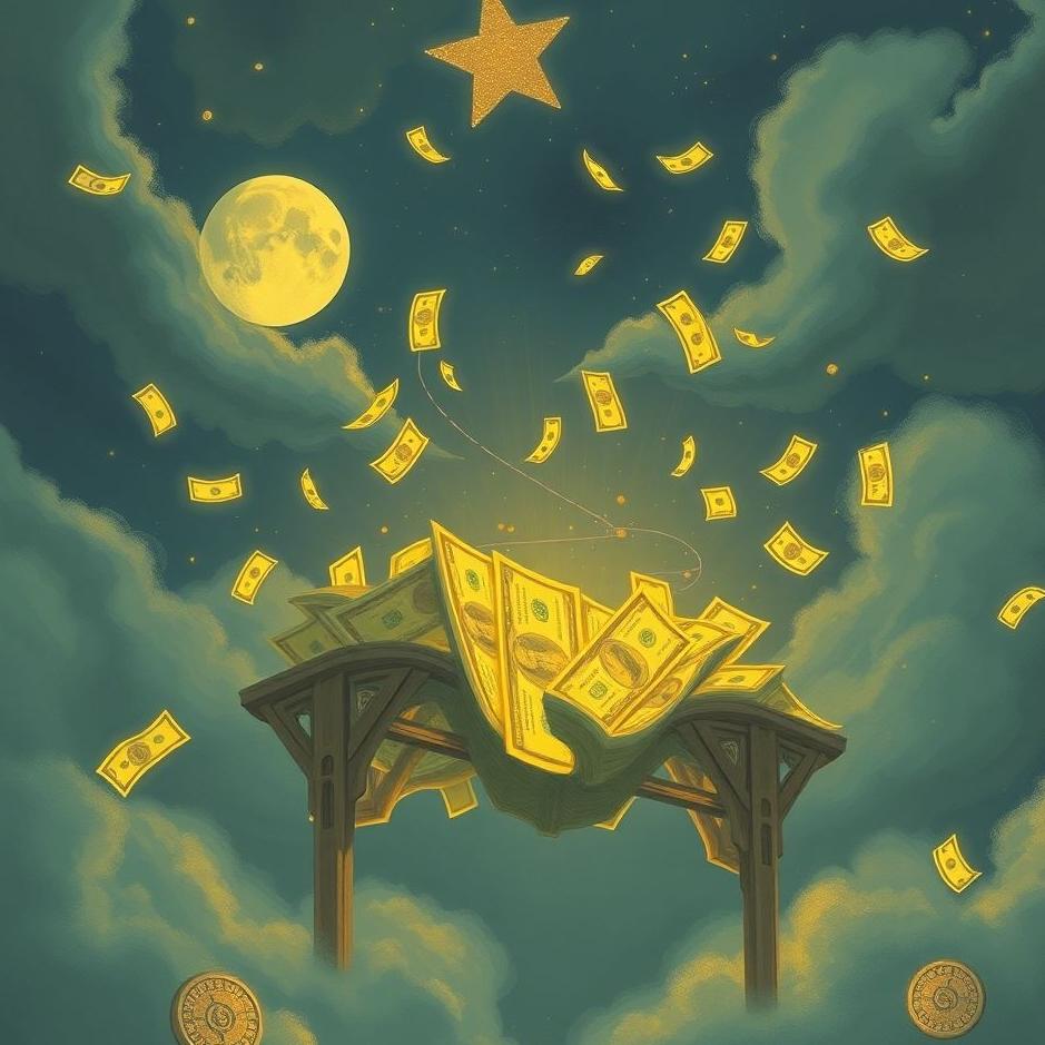 Dream : Collecting money from everywhere in a dream