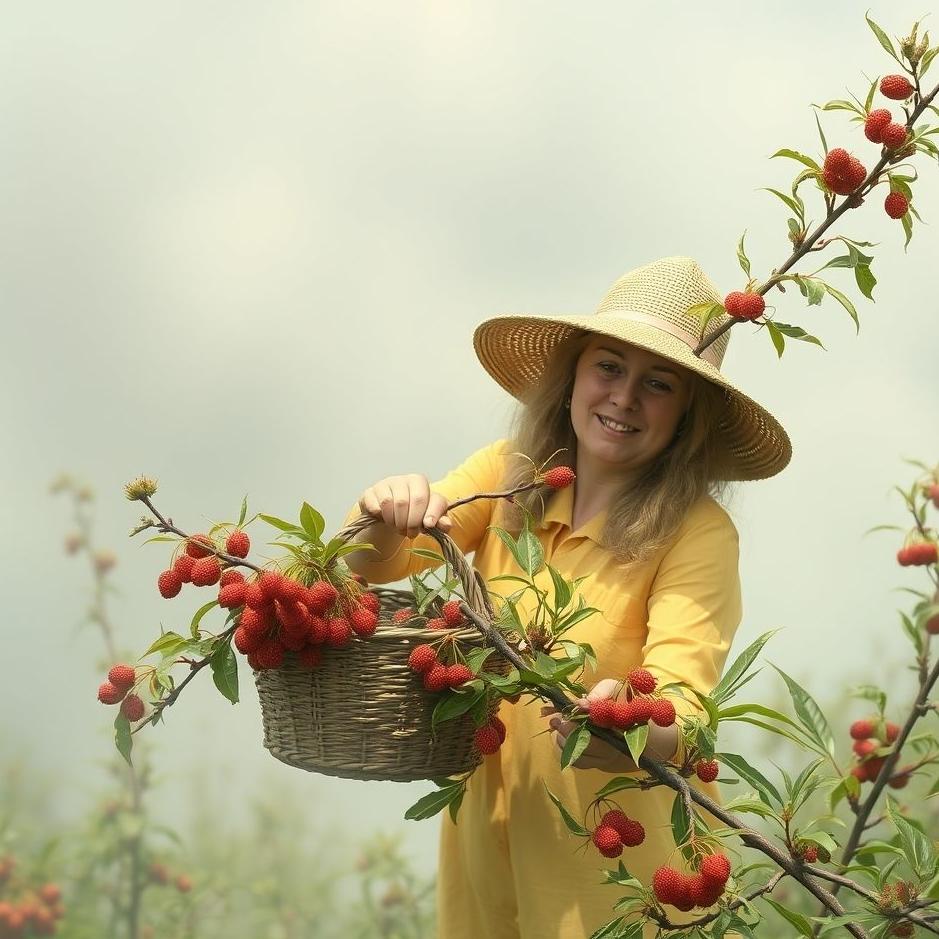 Dream : Collecting myrtle berries in a dream