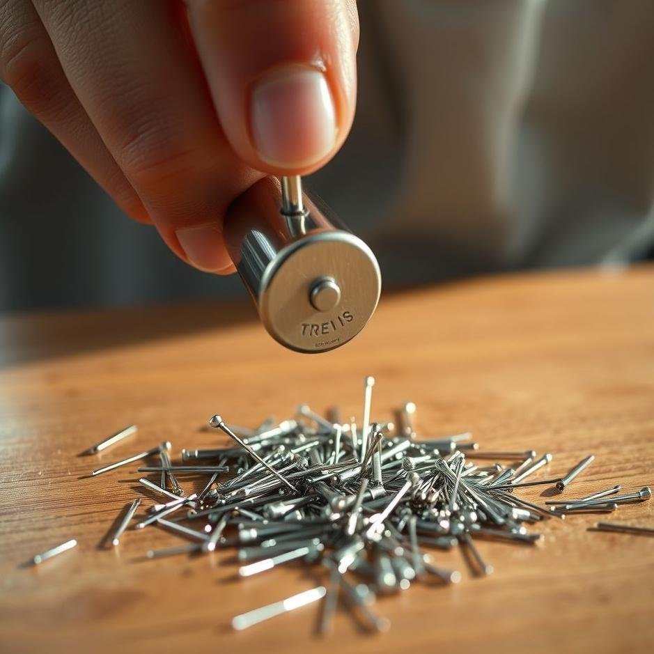 Dream : Collecting needles with a magnet