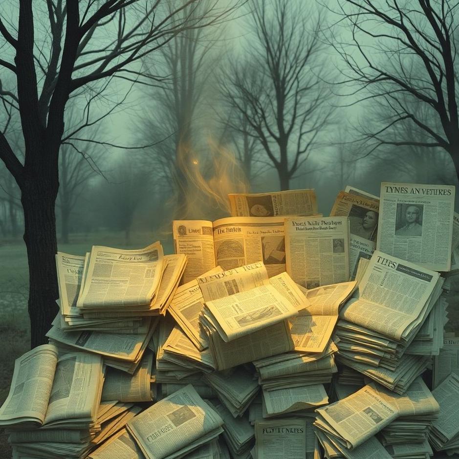 Dream : Collecting newspapers in a dream